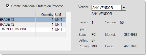 Common and Branch Inventory Settings for Selected Item