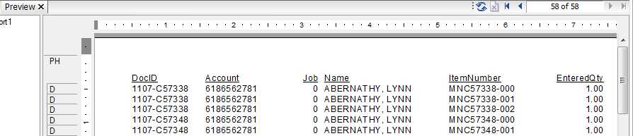 Preview after Adding Database Fields