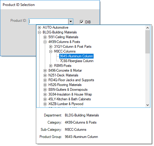 Do it Best Product Classifications