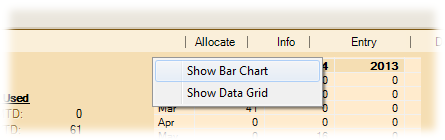 Graphing Context Menu