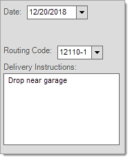 No Delivery Feature Enabled