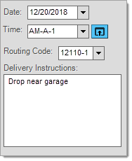 Delivery Options when SpruceWare.NET Delivery is enabled.