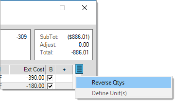 Receipts_Reverse_Qtys