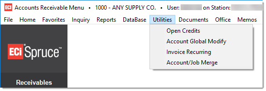 Receivables Utilities