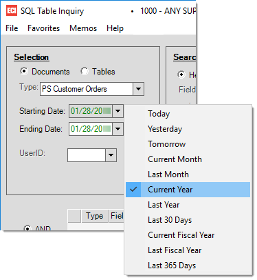 SQL_Table_Inquiry_Selection