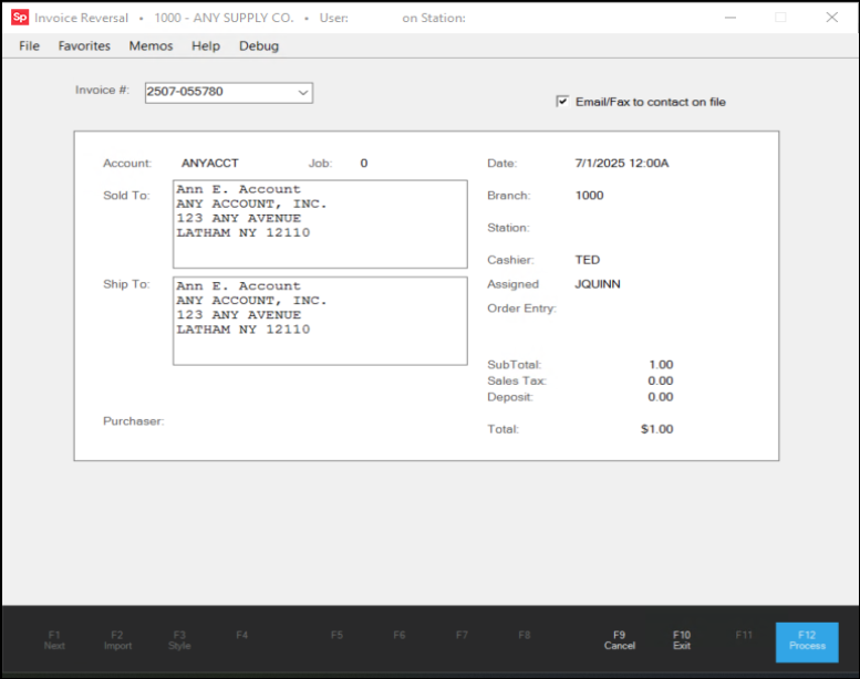 Utilities_POS_Invoice_Reversal