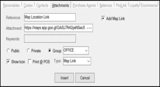 Add Map Link Add Map Link