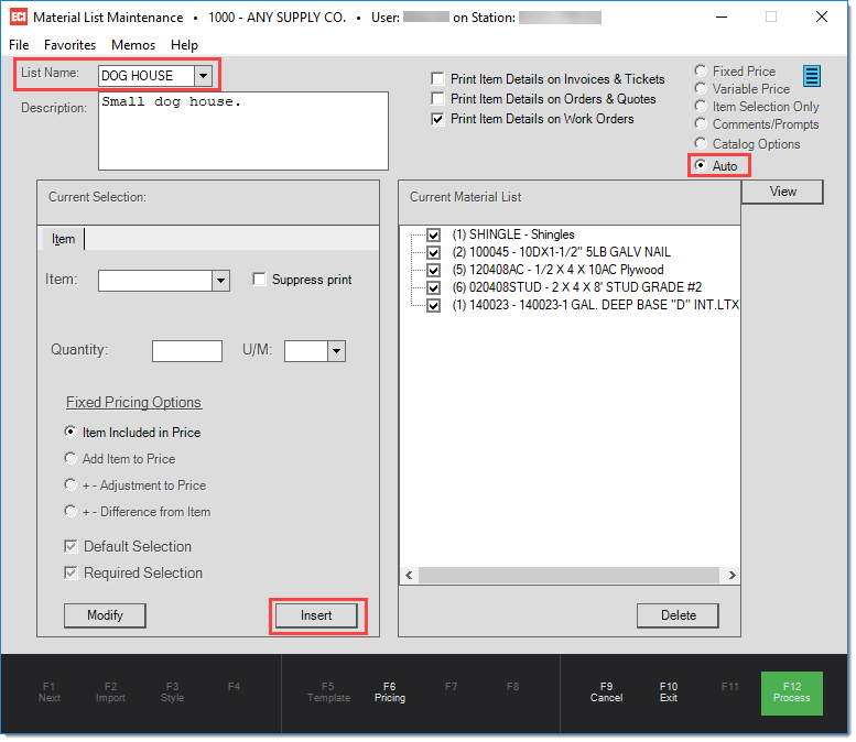 AutoBoM_Material_List