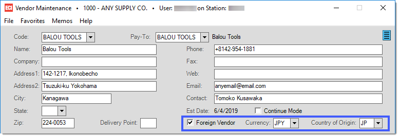 Customs_Manifest_Vendor_Maintenance