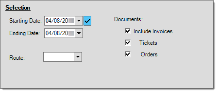 Delivery_Summary_Report_Selection