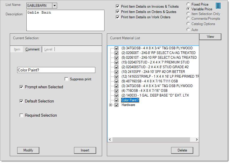 Material_List_Maintenance_Comment