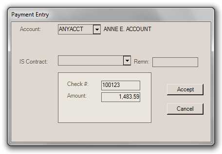 Main Menu > Receivables > Posting, Payment (F5)