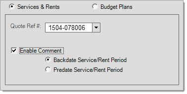 Main Menu > Receivables > Database > Recurring Invoices