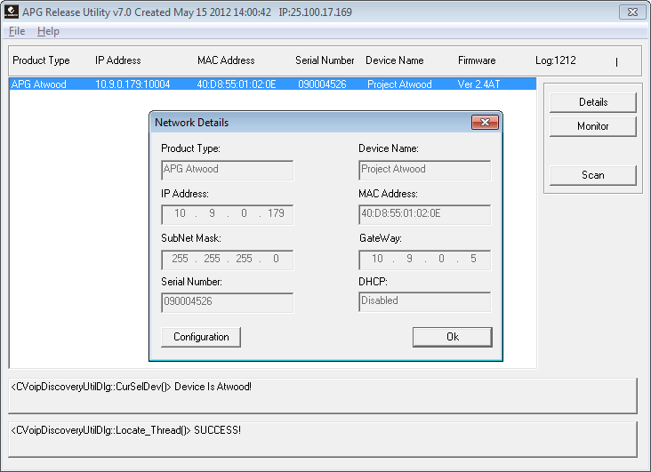 Network Details