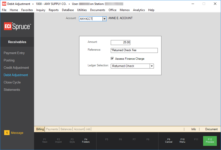 Receivables_Debit_Adjustment