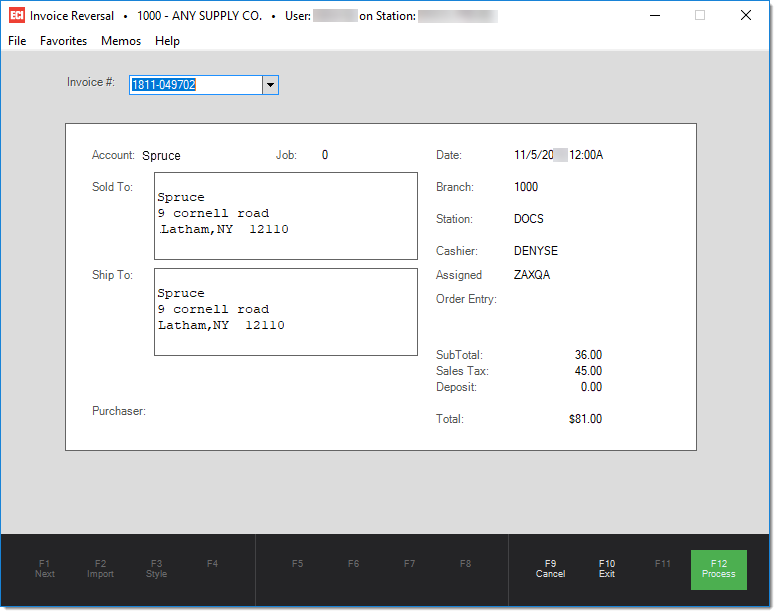 Utilities_POS_Invoice_Reversal