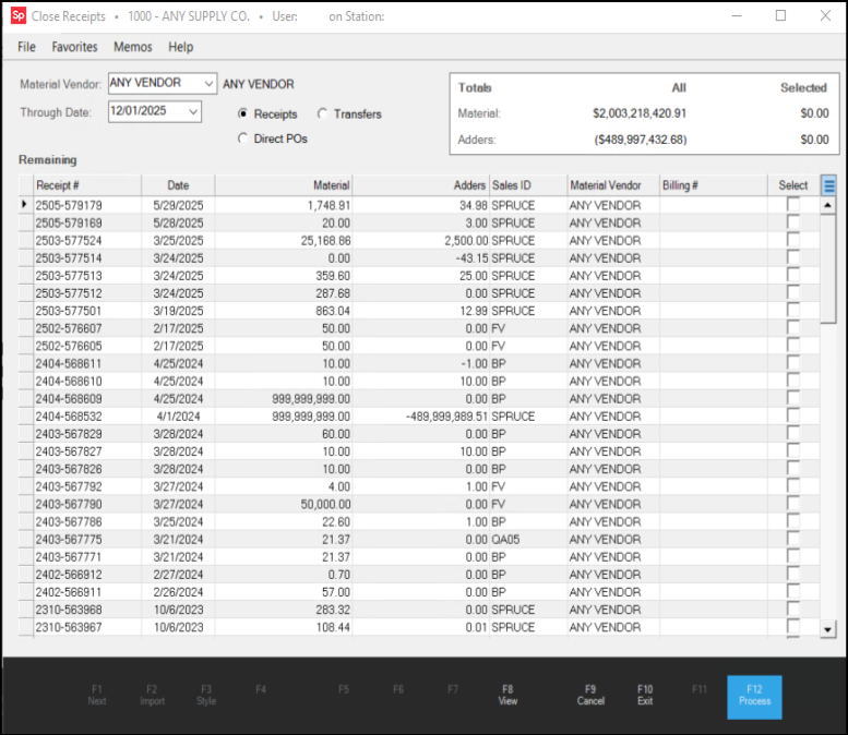 Utilities_Purchasing_Close_Receipts